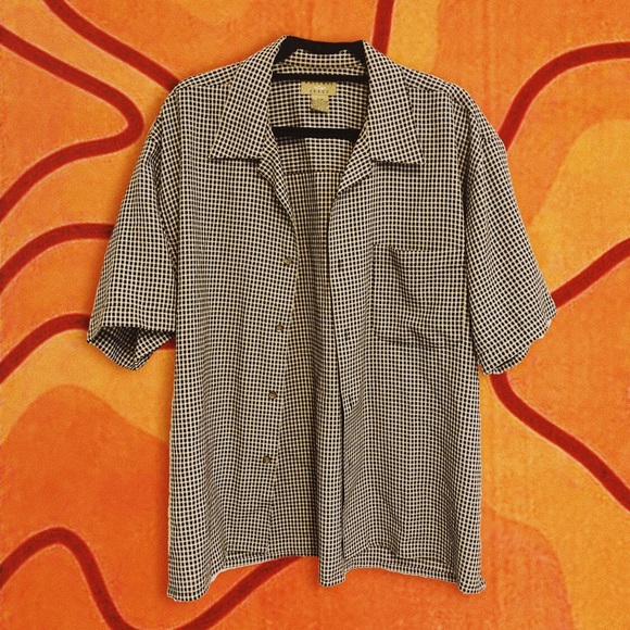 Vintage Other - Vintage checkered oversized button down